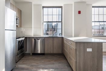 Sleek granite countertops